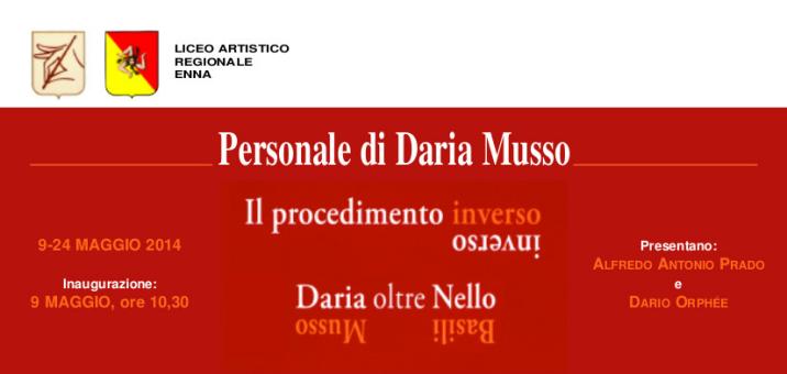 Daria Musso - Il procedimento inverso